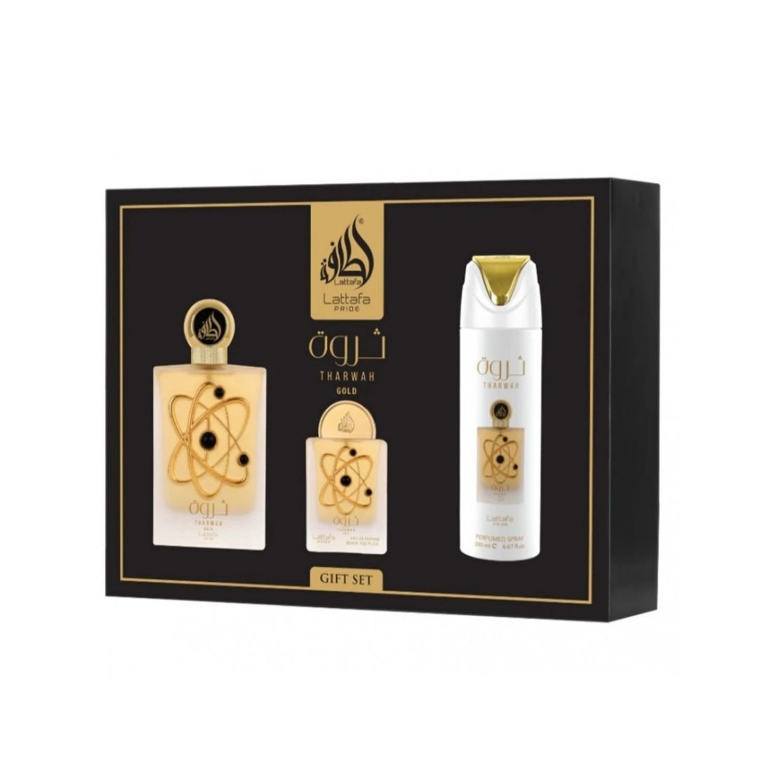 GIFT SET THARWAH GOLD LATTAFA