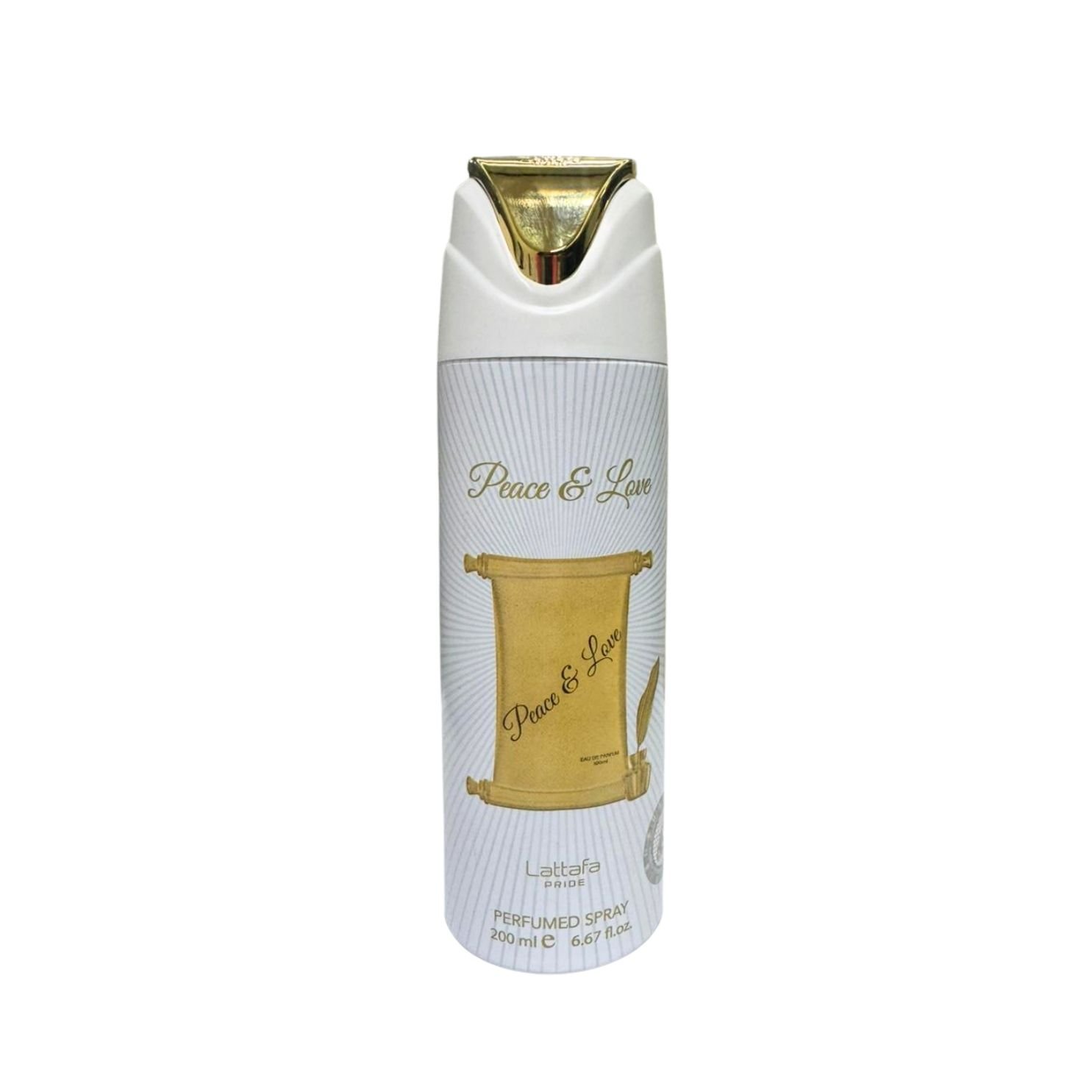 PEACE & LOVE LATTAFA PERFUME SPRAY 200MLdur