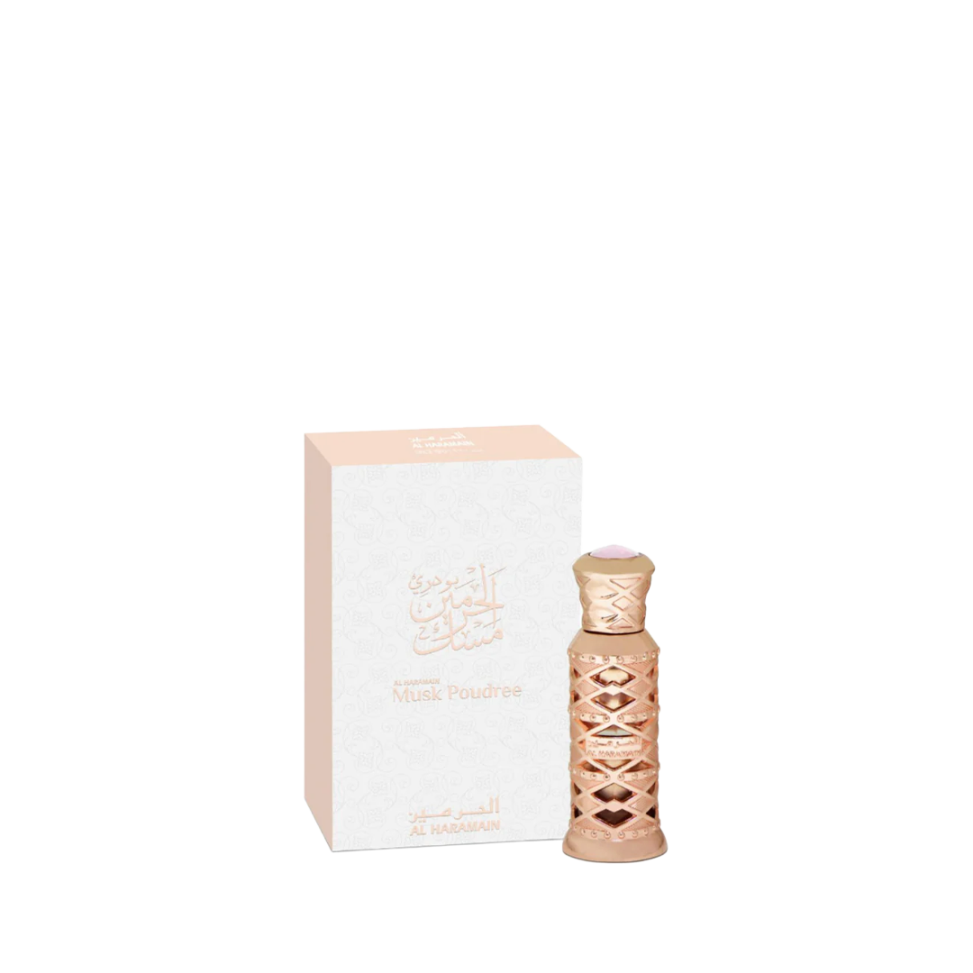 ÓLEO MUSK POUDREE AL HARAMAIN 12ML